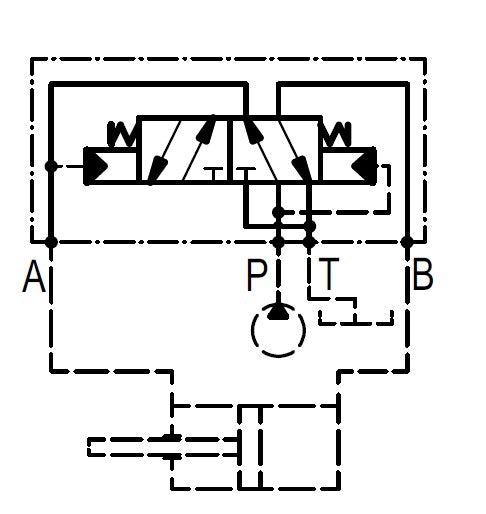 4/2 Wegeventil automatisch 4/2RHA-06/20A