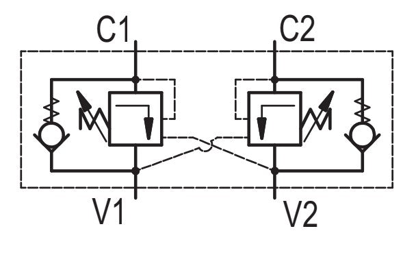 Senkbremsventil  OWC/DE-12/25