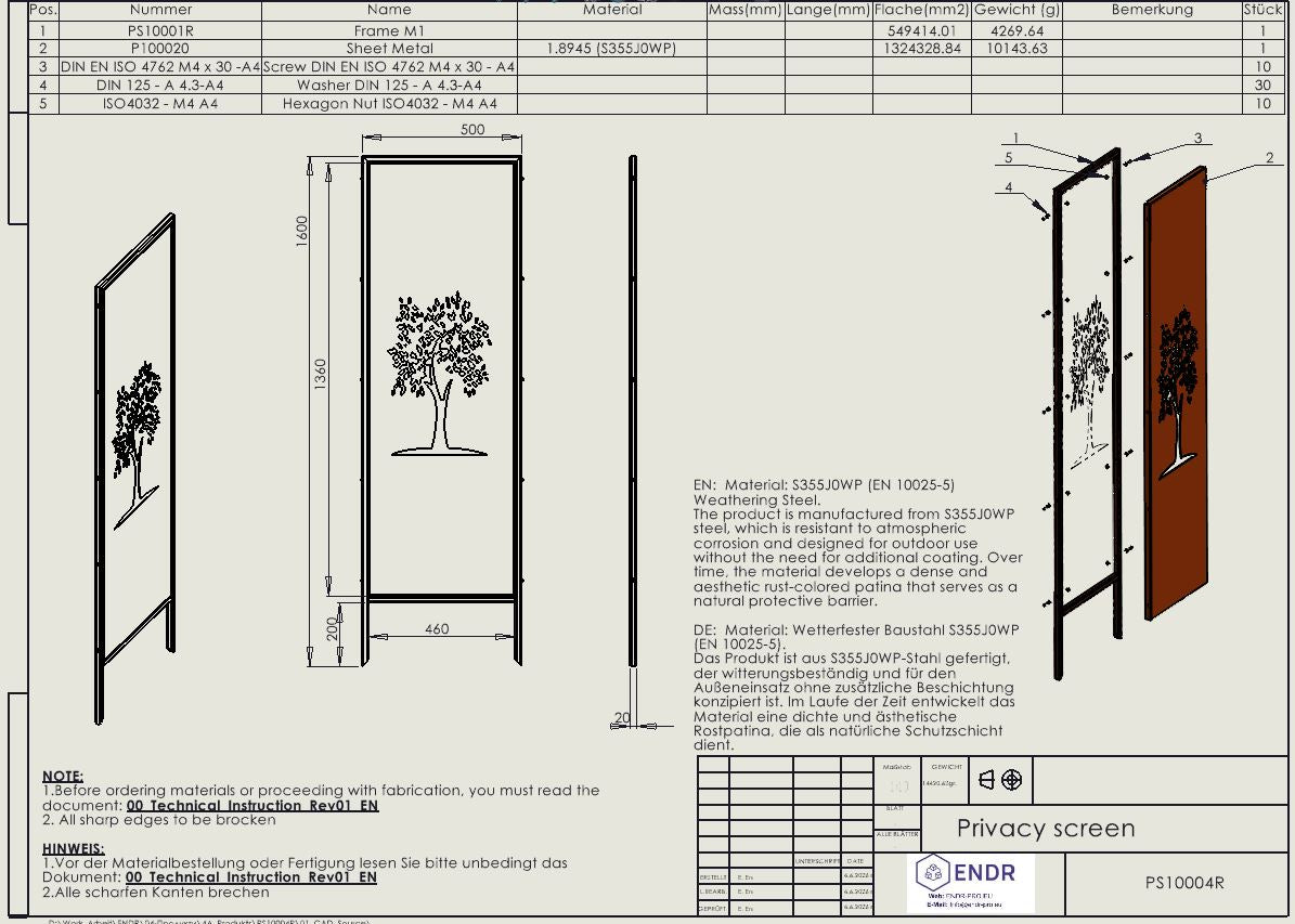 Privacy screen_PS10004R