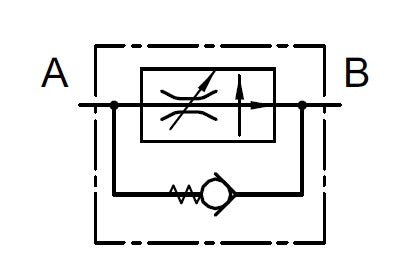 Drosselrückschlagventil RD2/40N