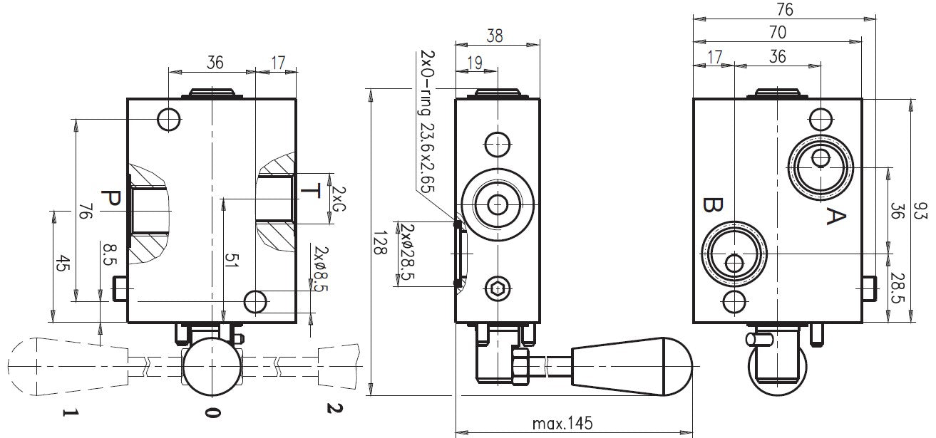 4/3 Wegeventil BDR1201