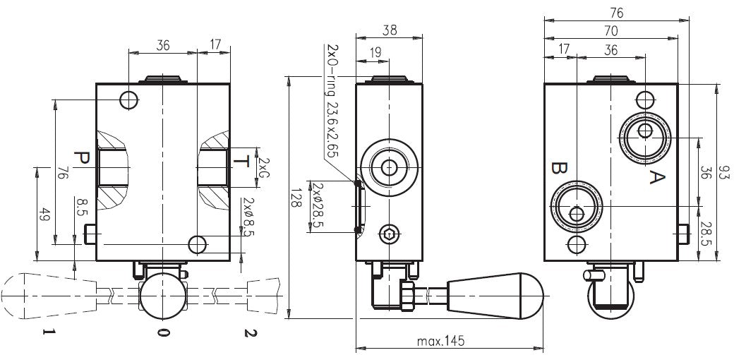4/3 Wegeventil BDR1202