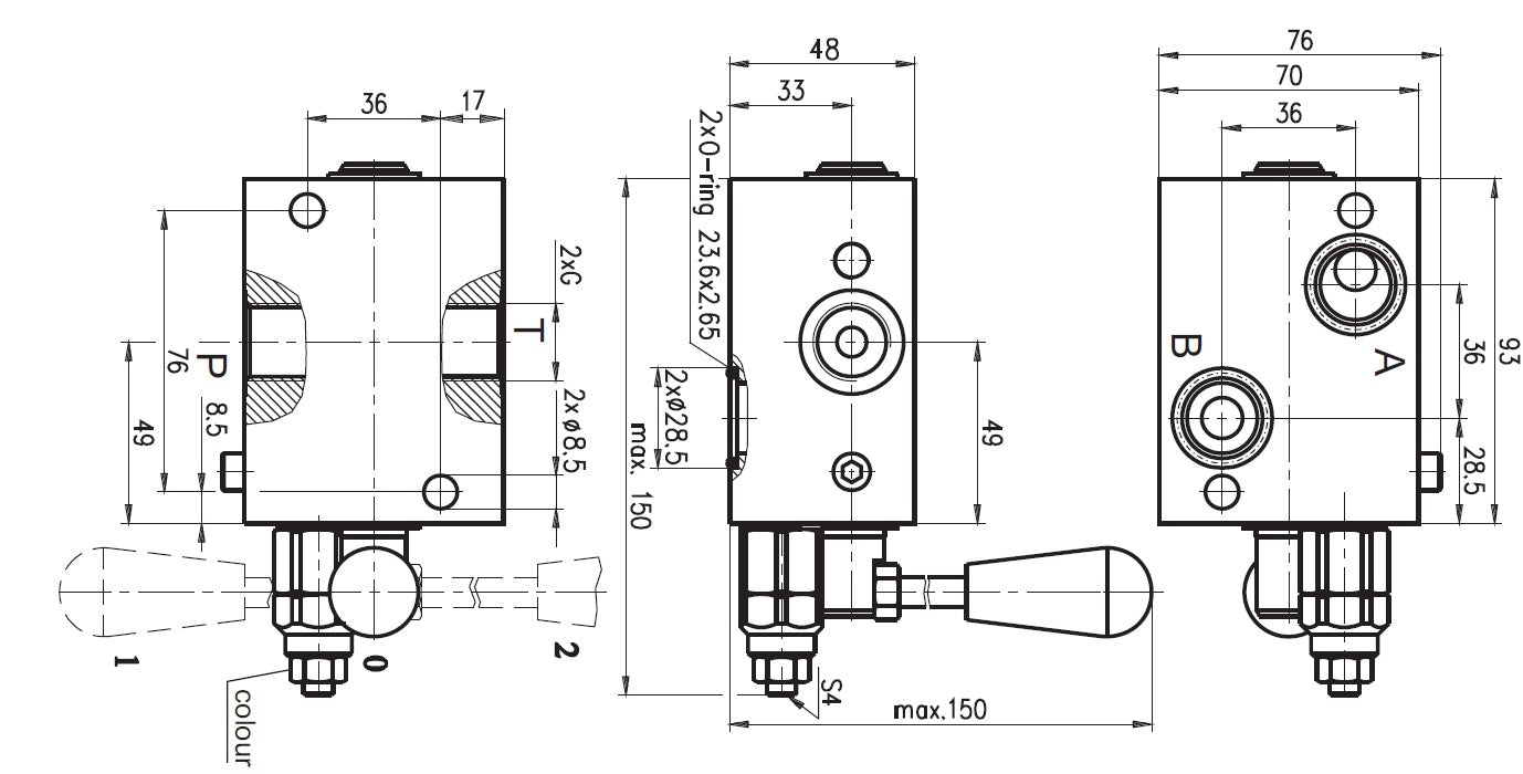 4/3 Wegeventil BDR1205/25A
