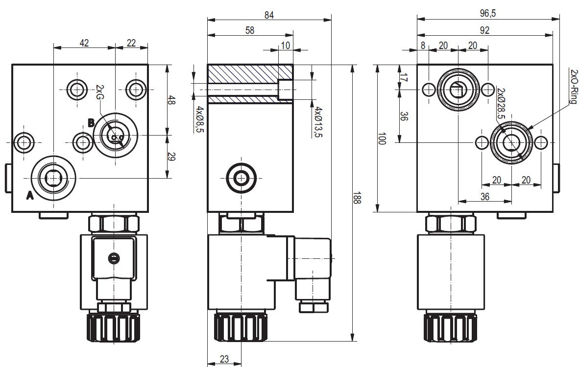 3/2 Wegeventil BVR1230/12