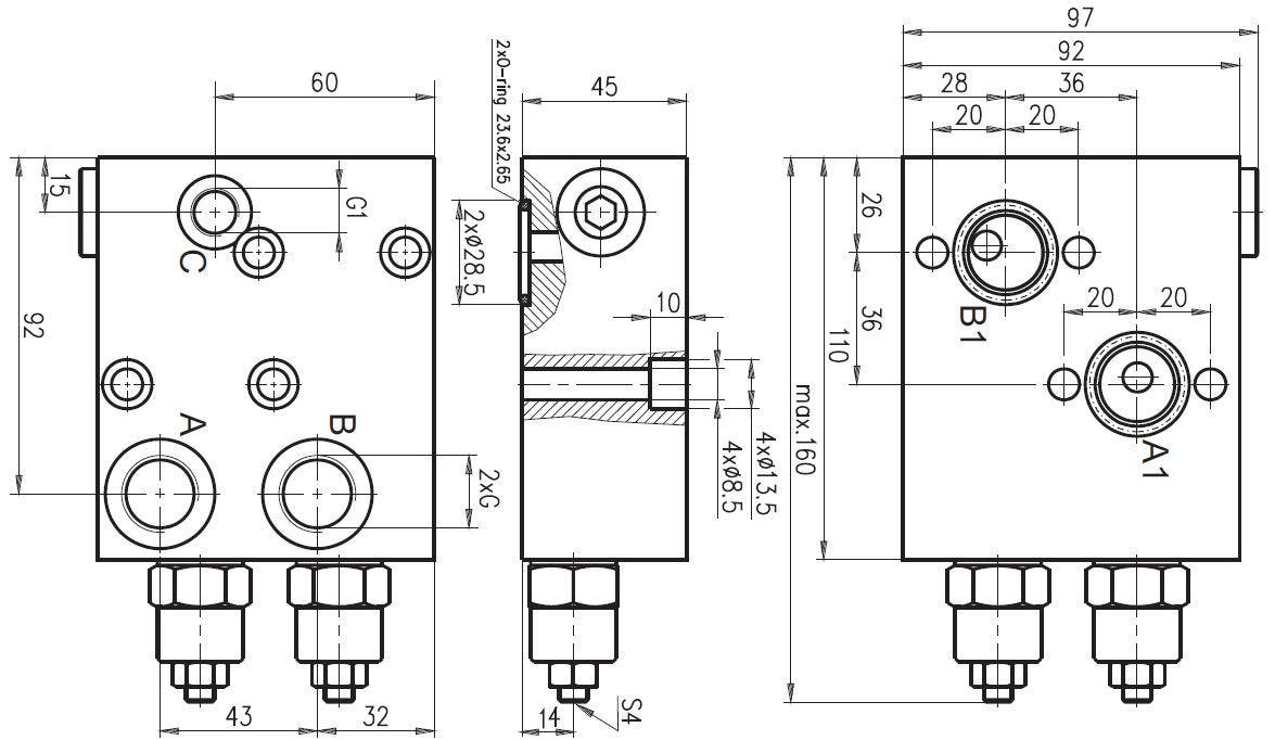 Senkbremsventil BVR1207